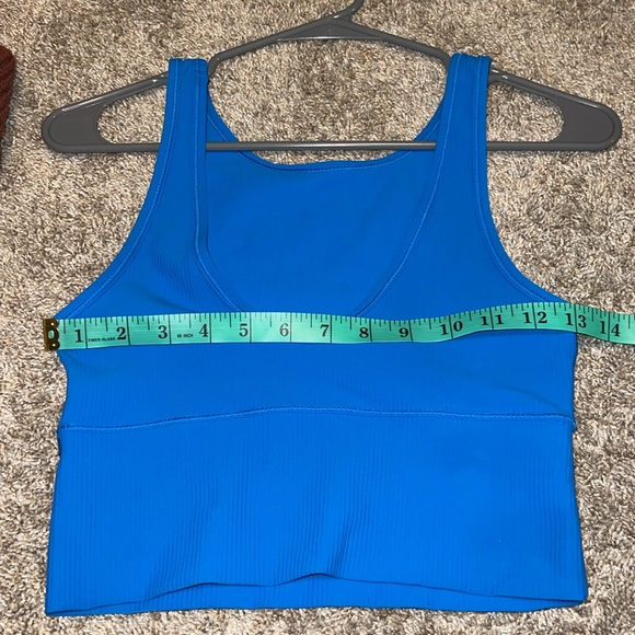 Lululemon Power Pivot Ribbed Tank Top Poolside Size 4 - Picture 9 of 10